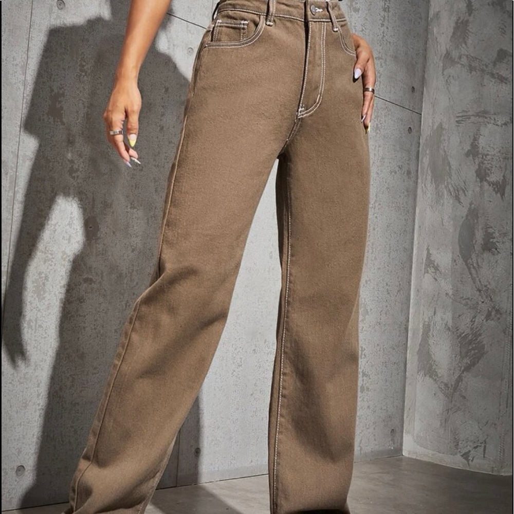 super cute brown jeans size small